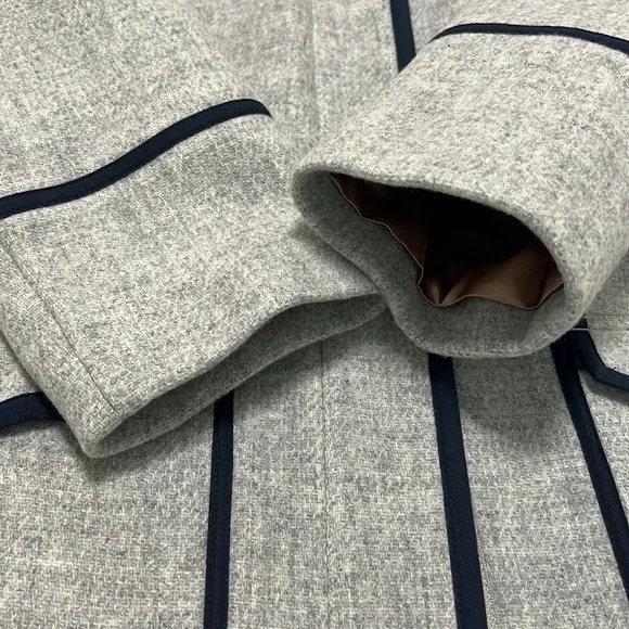 NWT J Crew Summit Parka in Italian Stadium Cloth Wool Size 4 - Picture 8 of 10